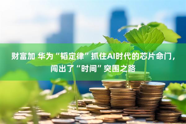财富加 华为“韬定律”抓住AI时代的芯片命门，闯出了“时间”突围之路